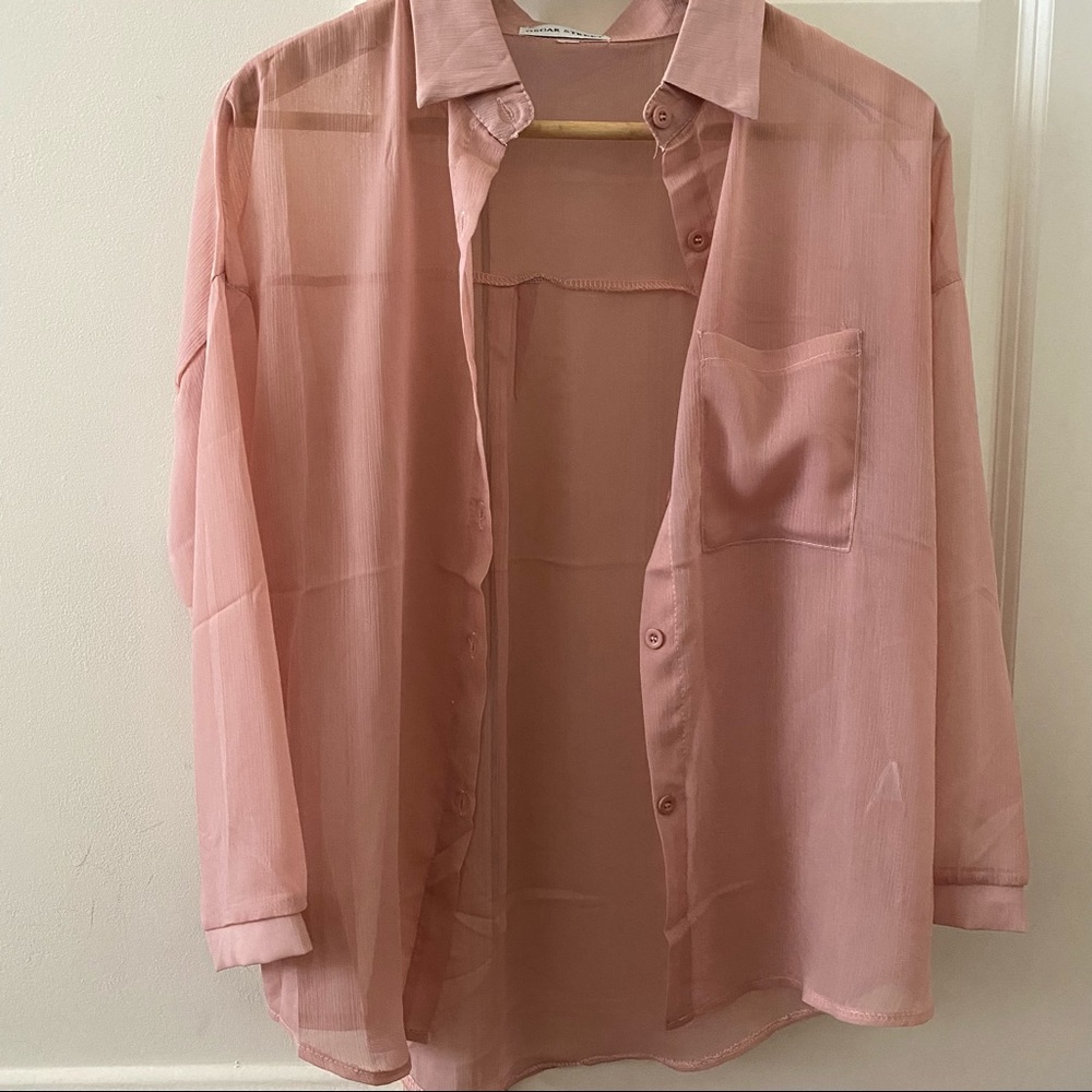 Verge Girl Brave Button Front Shirt
